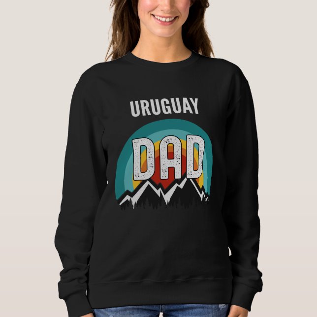 Uruguay Dad Fathers Day 2021 Sweatshirt (Vorderseite)