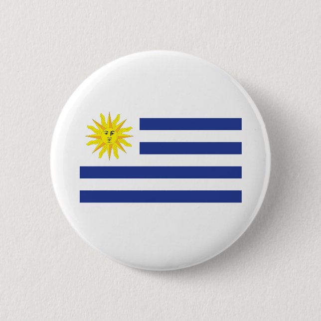 Uruguay Flag Button (Vorderseite)