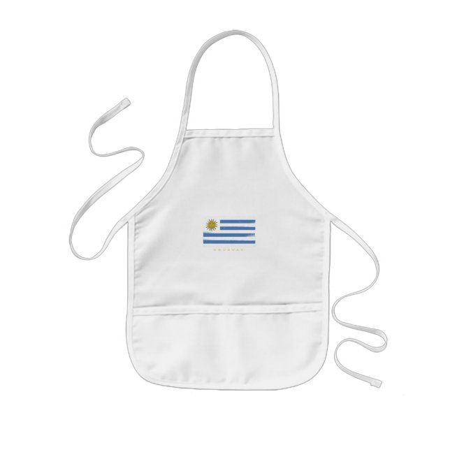 Uruguay Flag Kinderschürze (Vorne)