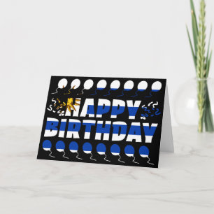 Uruguay Flag Patriotic Geburtstag Karte
