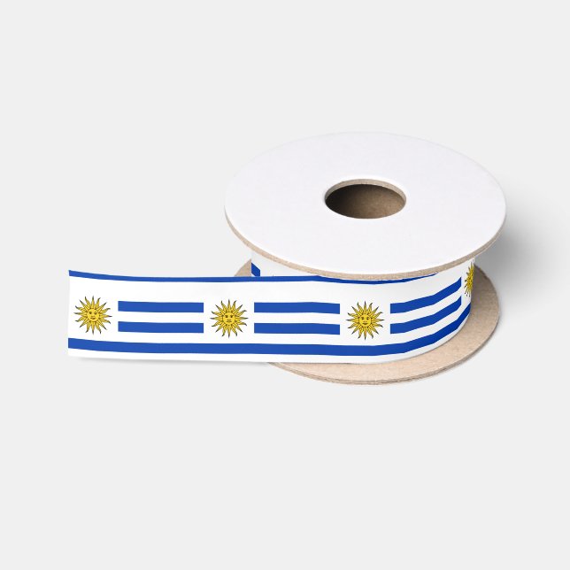 Uruguay Flagge Banda Oriental Satinband (Spule)