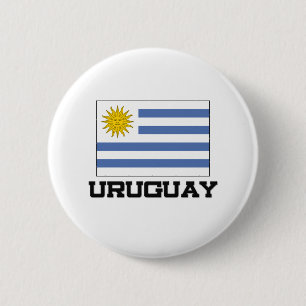 Uruguay-Flagge Button