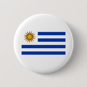 Uruguay-Flagge Button