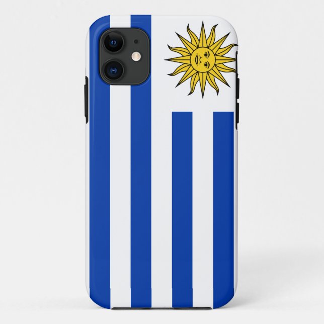 Uruguay-Flagge Case-Mate iPhone Hülle (Rückseite)