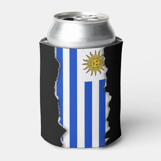 Uruguay-Flagge Dosenkühler (Kanne Vorderseite)