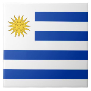 Uruguay-Flagge Fliese