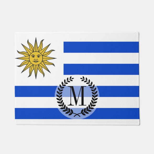 Uruguay-Flagge Fußmatte (Vorderseite)