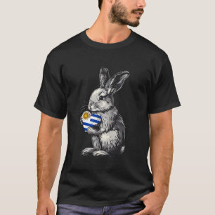 Uruguay-Flagge-Hasen-Herz-Uruguayischer-Stolz-Urug T-Shirt