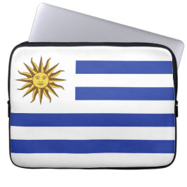 Uruguay-Flagge Laptopschutzhülle