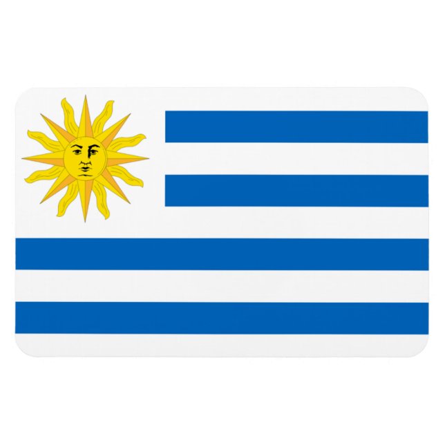 Uruguay-Flagge Magnet (Horizontal)