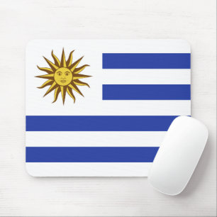 Uruguay-Flagge Mousepad