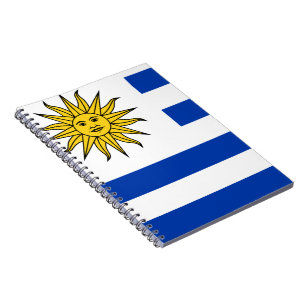 Uruguay-Flagge Notizblock