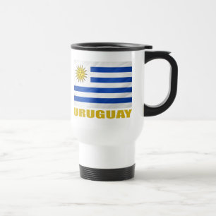 Uruguay-Flagge Reisebecher