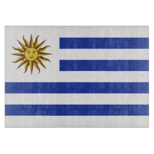 Uruguay-Flagge Schneidebrett