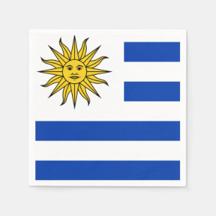 Uruguay-Flagge Serviette