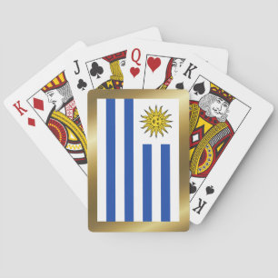 Uruguay Flagge Spielkarten