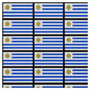 Uruguay-Flagge Stoff