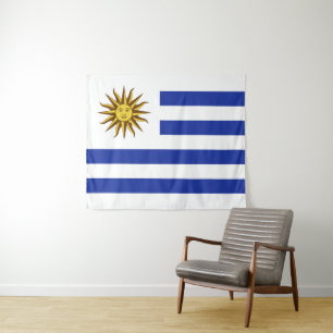 Uruguay-Flagge Wandteppich
