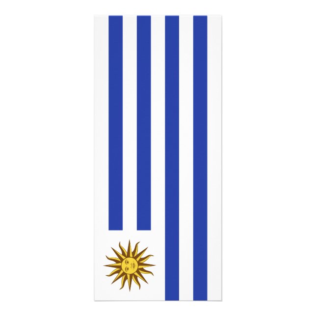 Uruguay-Flagge Werbekarte (Vorne)