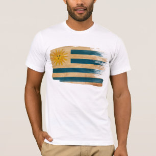 Uruguay-Flaggen-T - Shirt