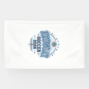 Uruguay Fußball 2026 Fußball Fett Land Typografie Banner