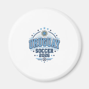 Uruguay Fußball 2026 Fußball Fett Land Typografie Magnet