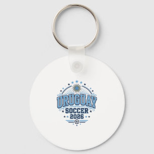 Uruguay Fußball 2026 Fußball Fett Land Typografie Schlüsselanhänger