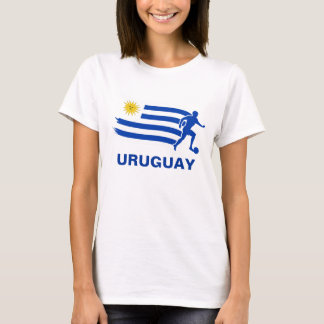 Uruguay-Fußball-Flagge T-Shirt