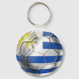 Uruguay-Fußball futbol Flagge Charruas Geschenke Schlüsselanhänger