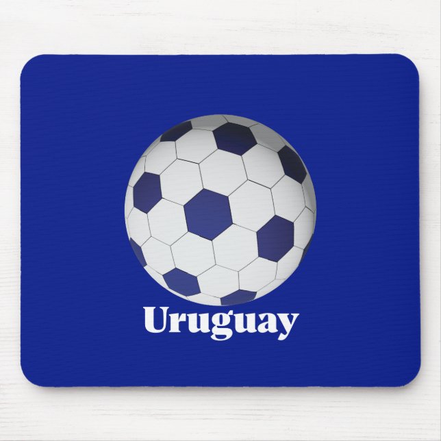 Uruguay Fußball Mousepad (Vorne)