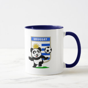 Uruguay-Fußball-Panda Tasse