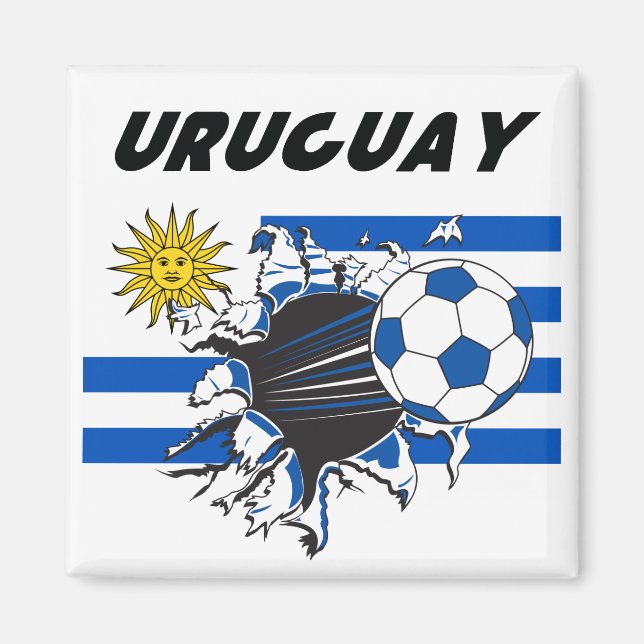 Uruguay Futbol-Magnet Magnet (Vorne)