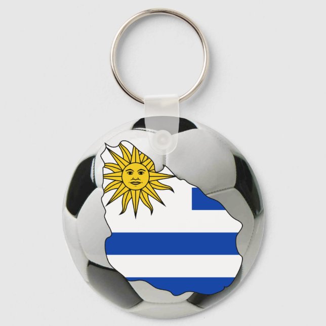 Uruguay Futbol Schlüsselanhänger (Vorderseite)