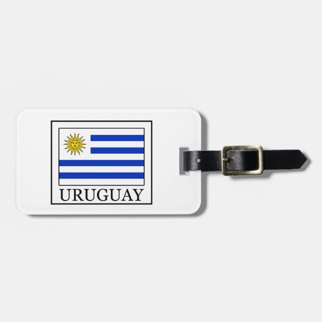 Uruguay Gepäckanhänger (Vorderseite horizontal)
