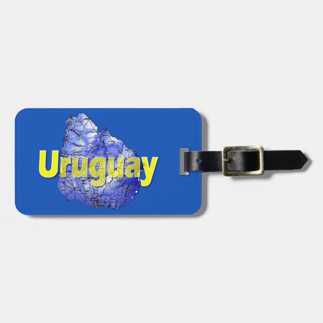 Uruguay Gepäckanhänger (Vorderseite horizontal)