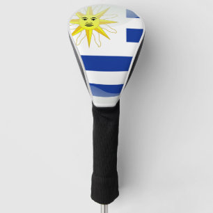 Uruguay-Hochglanzflagge Golf Headcover