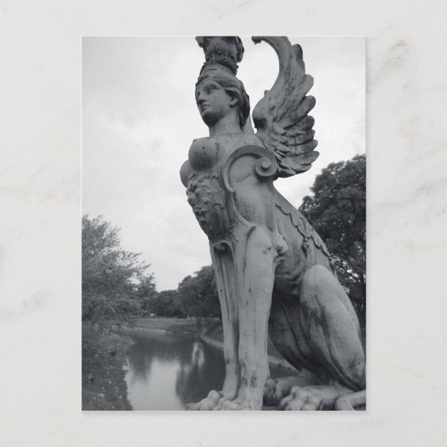Uruguay, Montevideo, Barrio Prado, mythologisch Postkarte (Vorderseite)