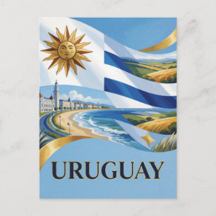 URUGUAY Montevideo Kulturerbe Postkarte
