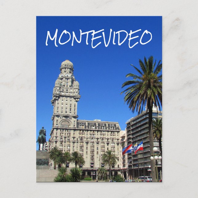 uruguay montevideo plaza postkarte (Vorderseite)