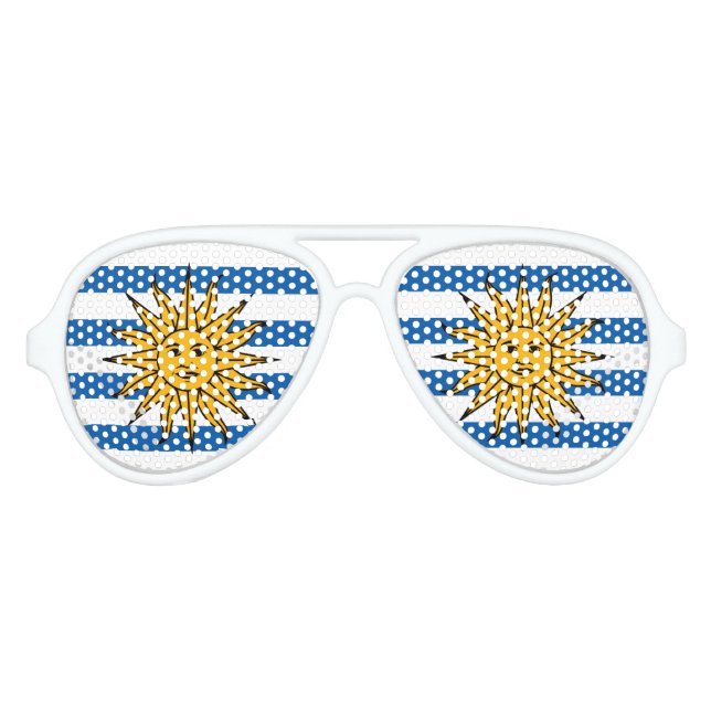 Uruguay Partybrille (Vorderseite)