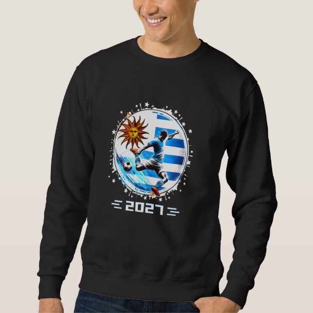 Uruguay Player Boys Kinder Jugend Frauen Uruguay 2 Sweatshirt (Vorderseite)