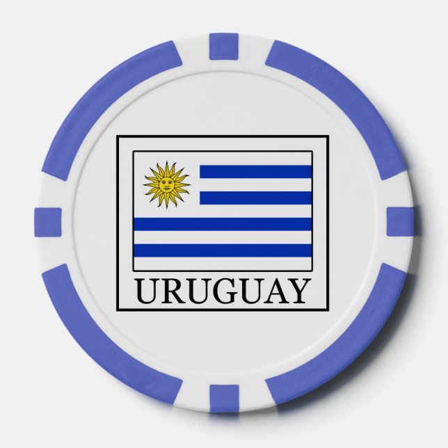 Uruguay Pokerchips (Vorderseite)