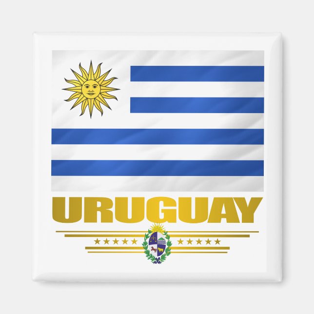 ‚Uruguay Pride‘ Magnet (Vorne)