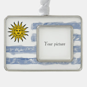Uruguay Rahmen-Ornament Silber
