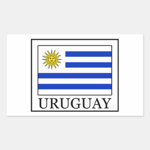 Uruguay Rechteckiger Aufkleber