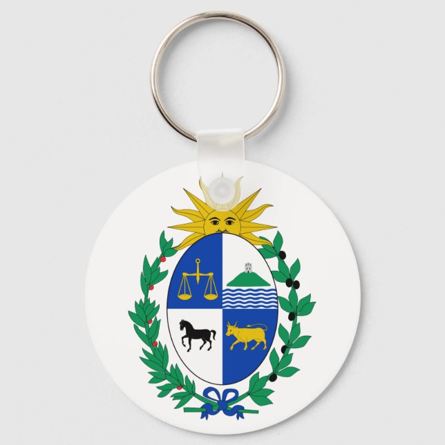 Uruguay-Schutzwall-Schlüsselanhänger Schlüsselanhänger (Vorderseite)
