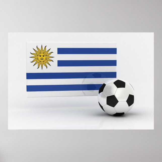 Uruguay Soccer Poster (Vorne)