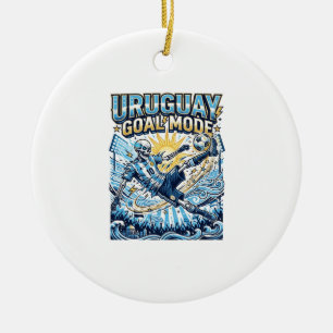 Uruguay Tor Modus Skelett Stürmer Nationen Dynamis Keramik Ornament