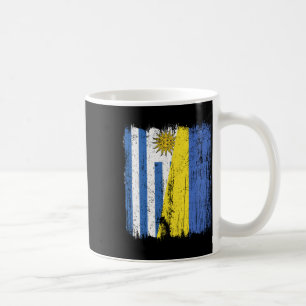 Uruguay Ukraine Halbflagge Uruguayischer Ukrainisc Kaffeetasse