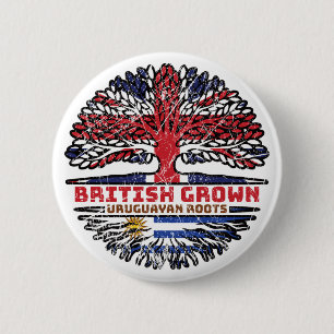 Uruguay Uruguayan UK Vereinigtes Königreich Britis Button